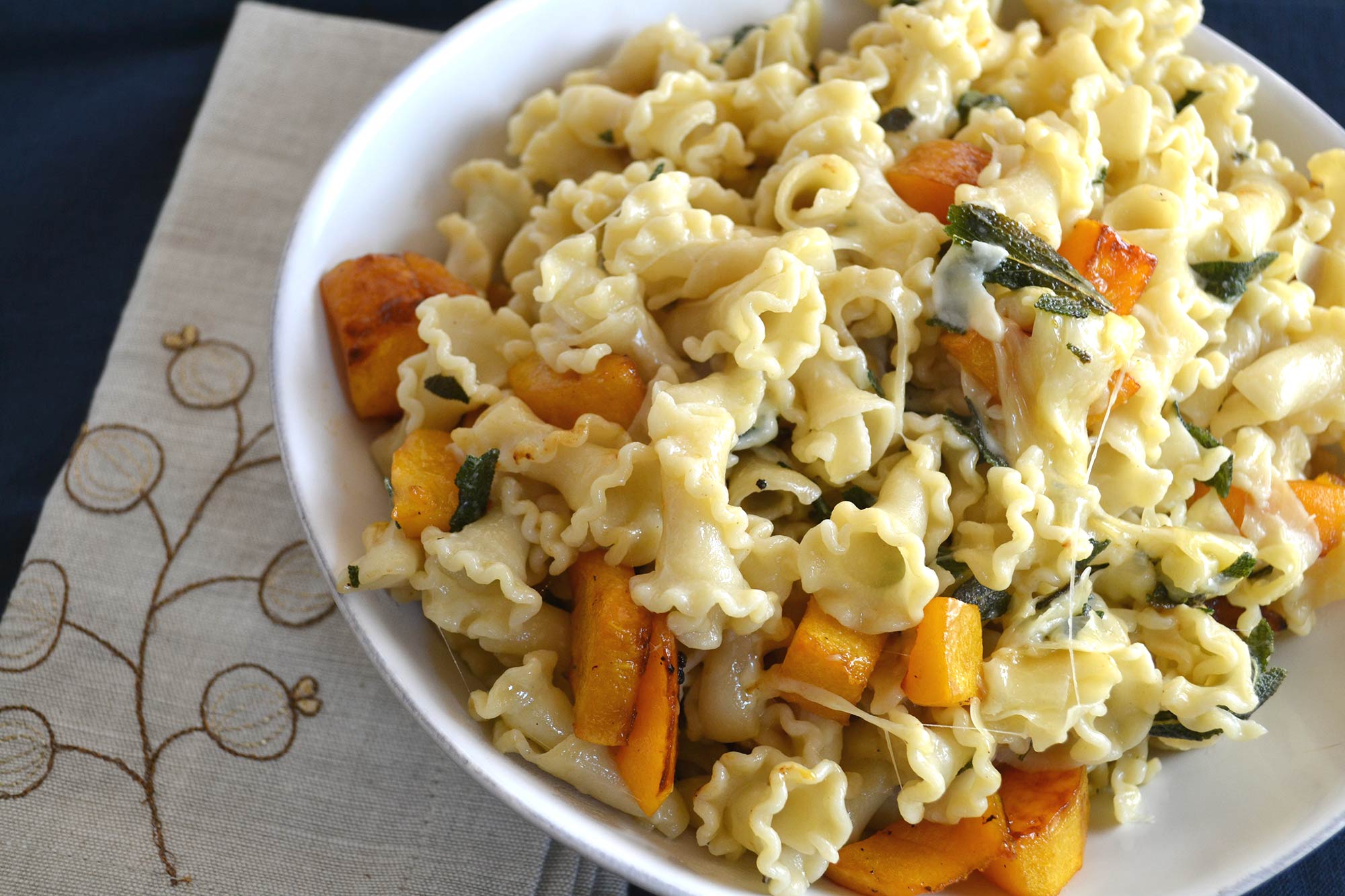 Pasta with Roasted Squash and Sage