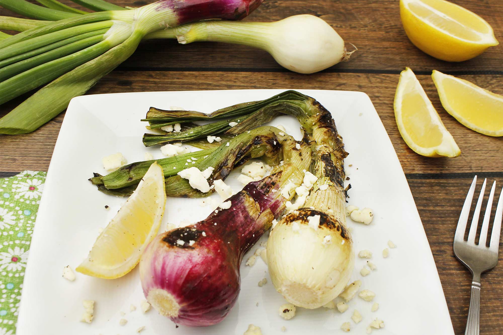 Grilled Spring Onions
