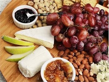 Farm Fresh Preserves, Cheese and Nut Plate