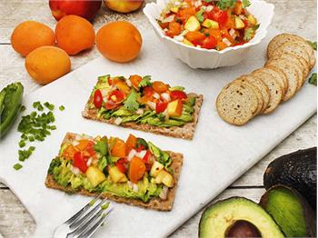 Apricot and Peach Salsa