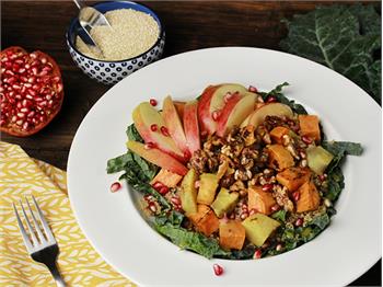 Apple and Sweet Potato Quinoa Bowl