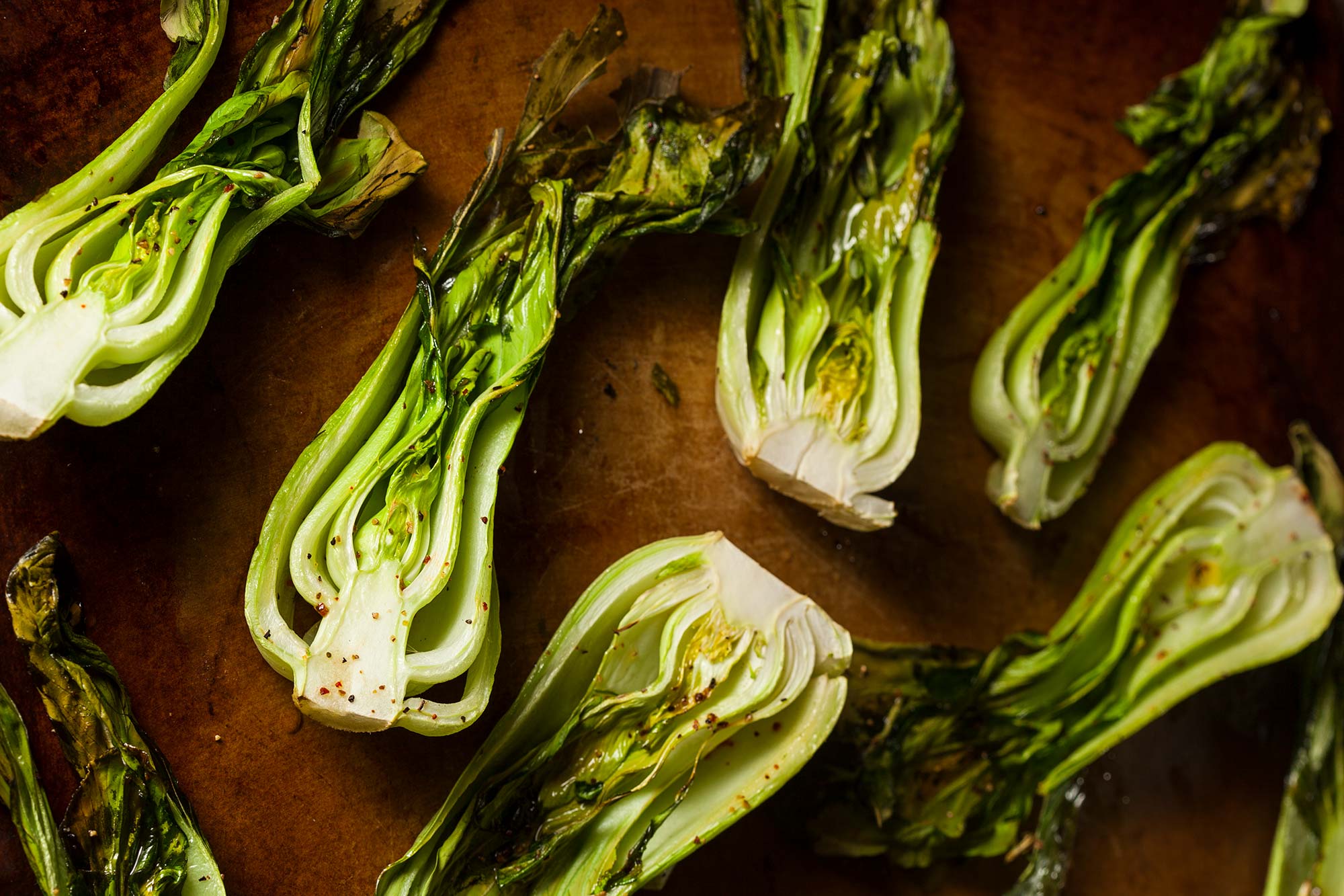 Sesame-Ginger Baby Bok Choy