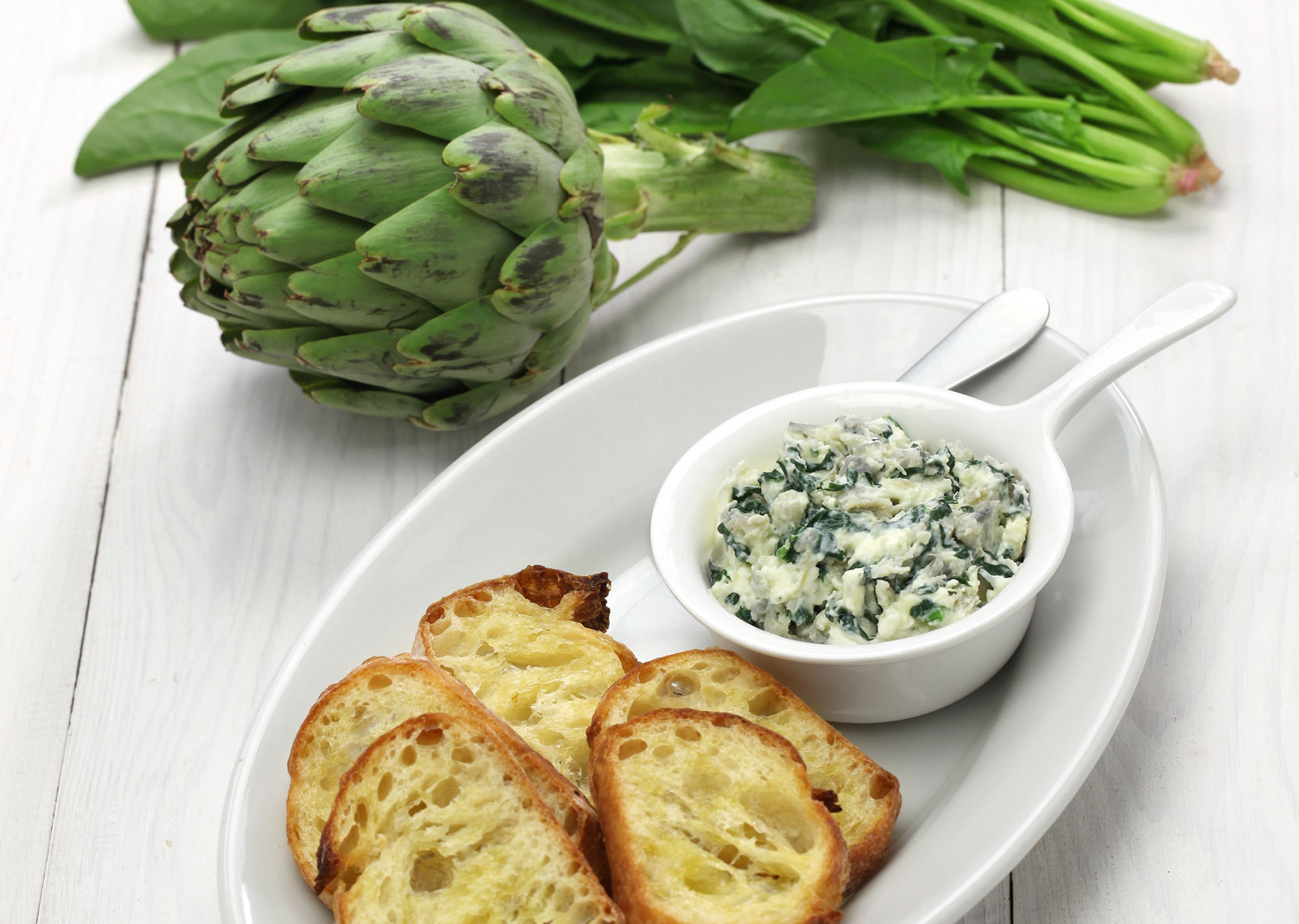 Spinach and Fresh Artichoke Dip