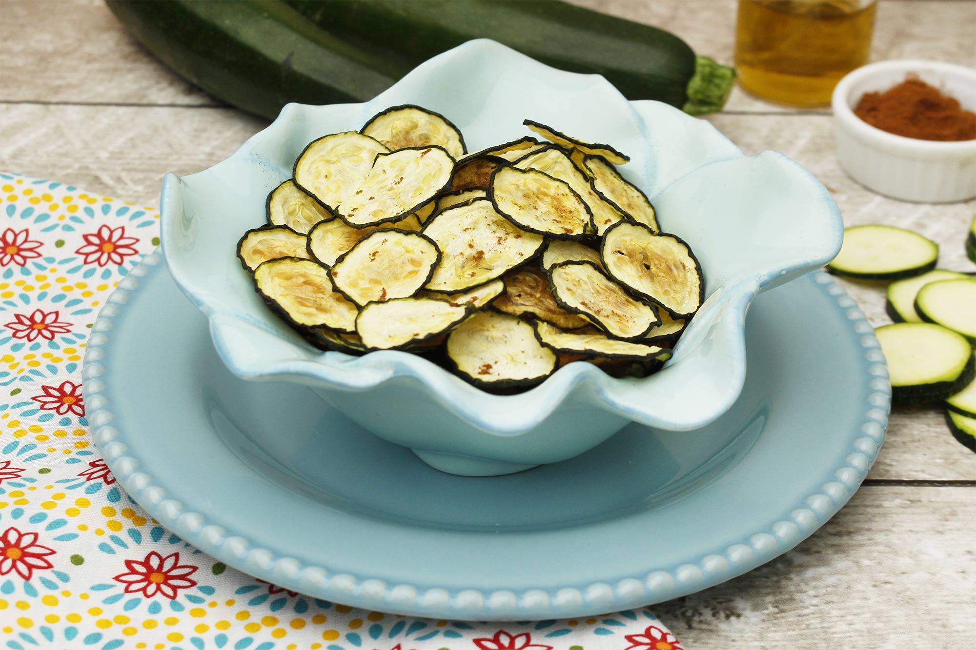 Smoky Zucchini Chips