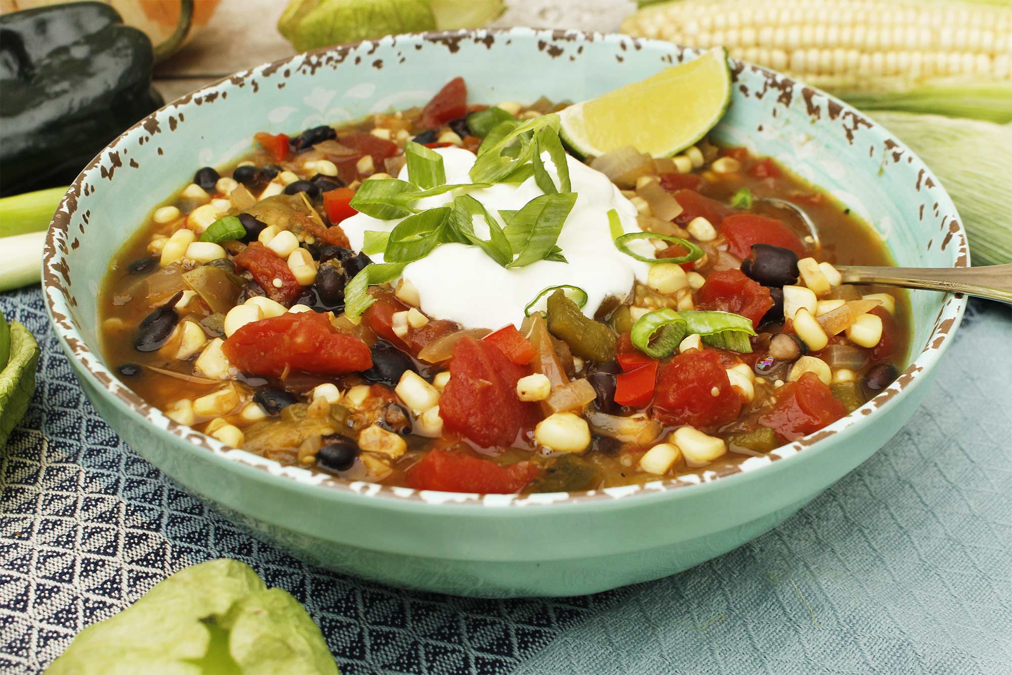 Full Circle - Recipe: Black Bean, Tomatillo and Corn Soup