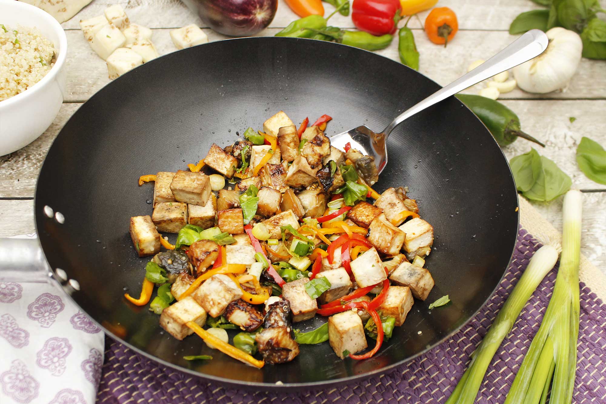 Eggplant Tofu Stir Fry