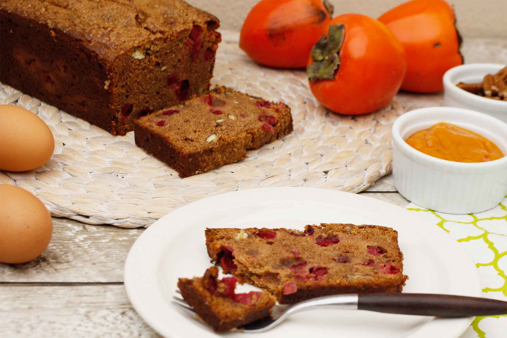 Spiced Persimmon Bread