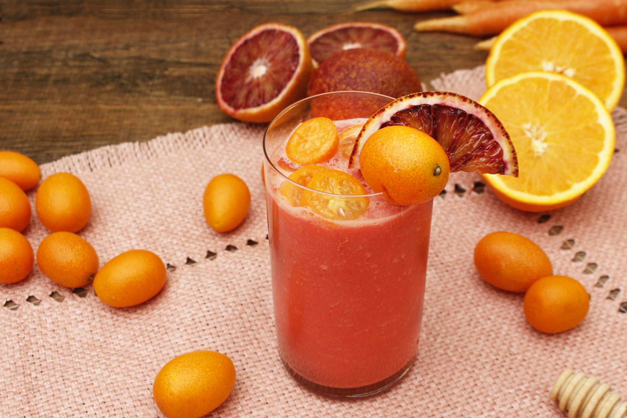 Kumquat & Blood Orange Smoothie