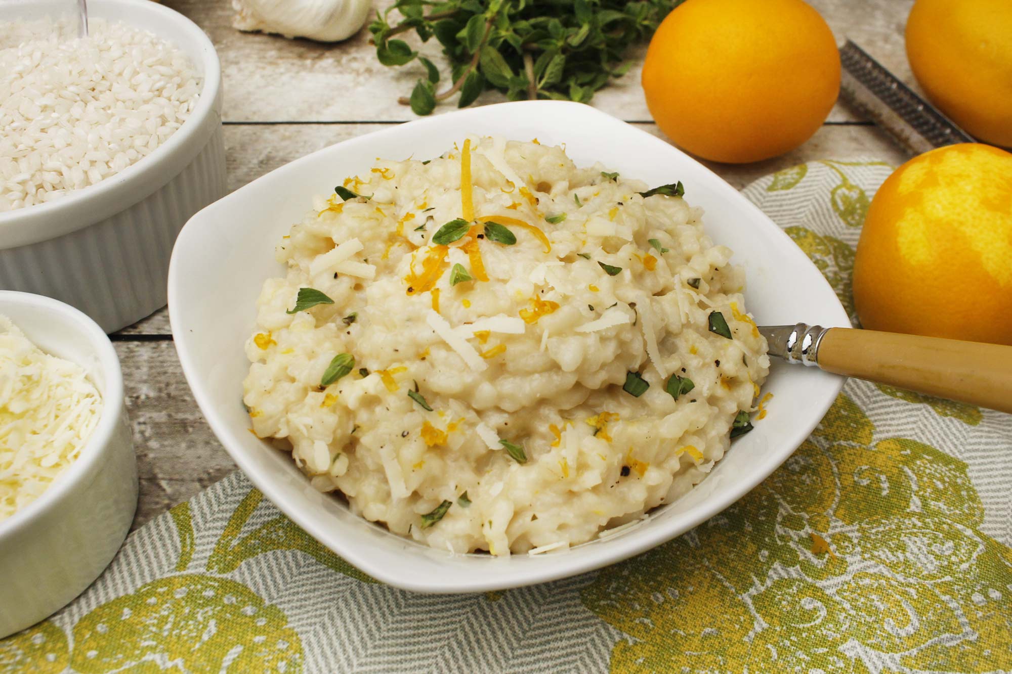 Creamy Meyer Lemon Risotto