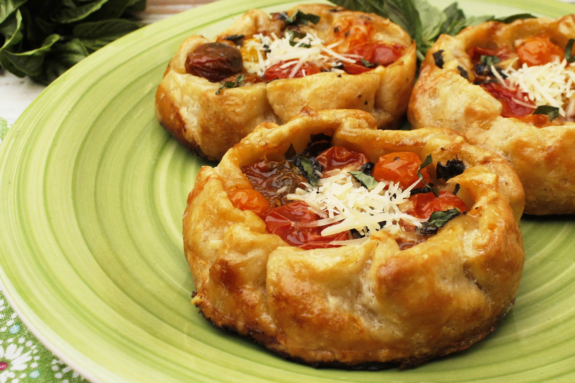 Savory Heirloom Tomato Galettes 