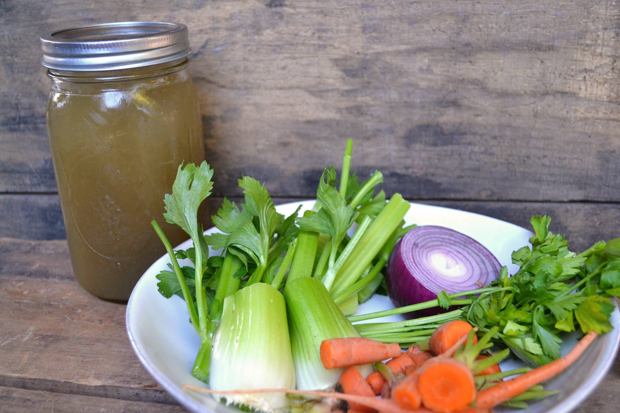 Root to Stalk Vegetable Broth