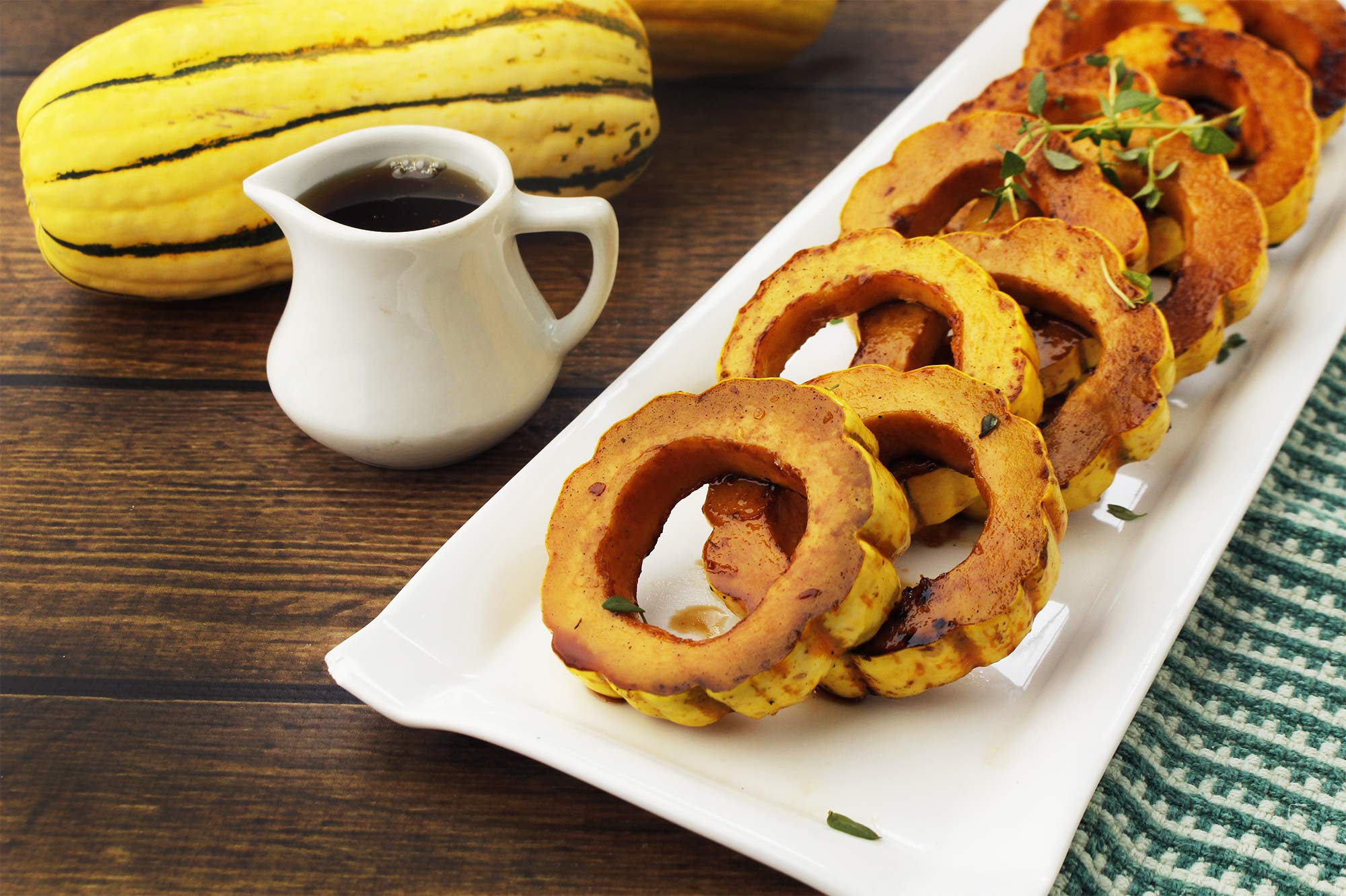 Maple-Roasted Delicata Squash