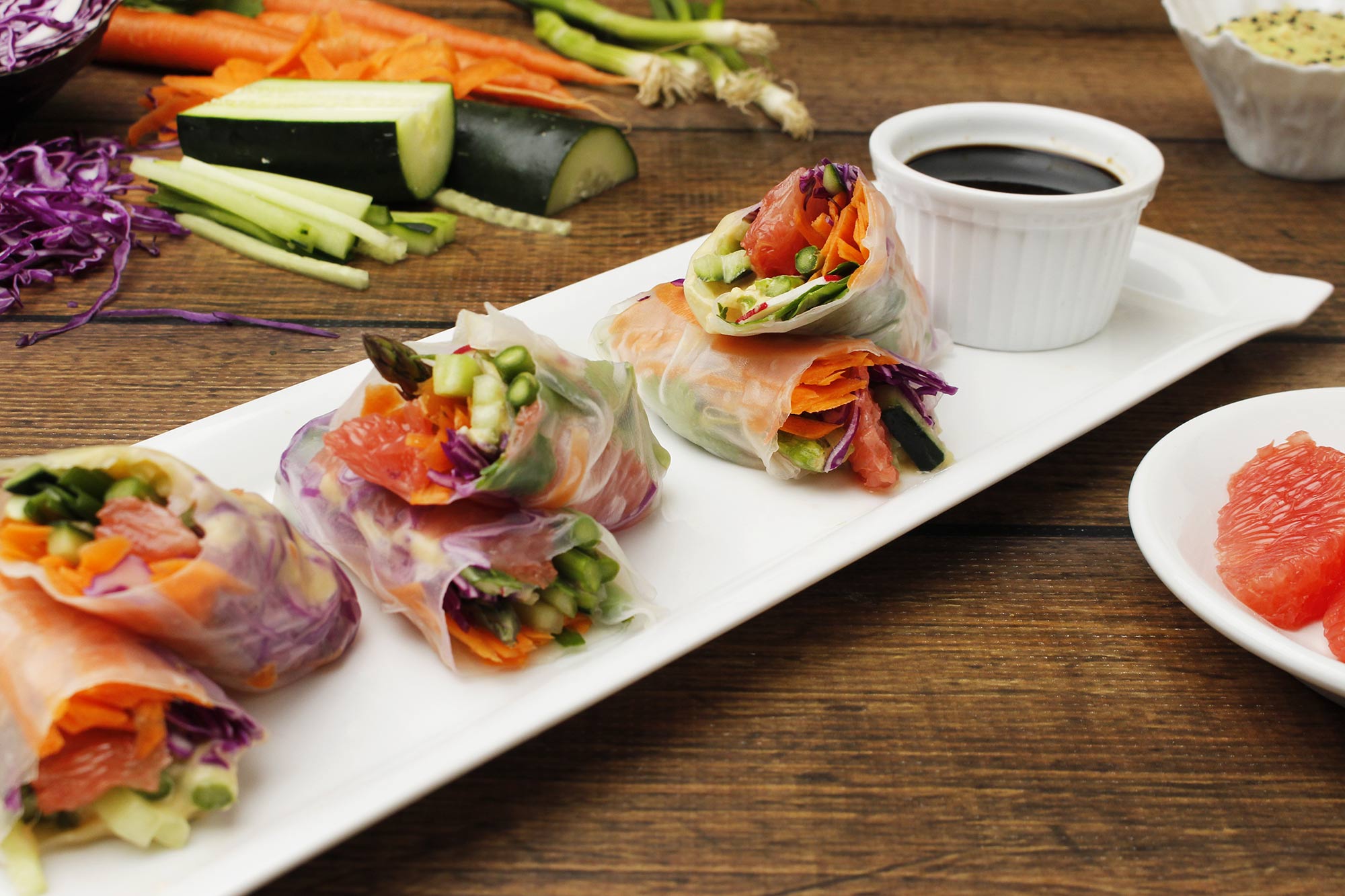 Springtime Vegetable Rolls
