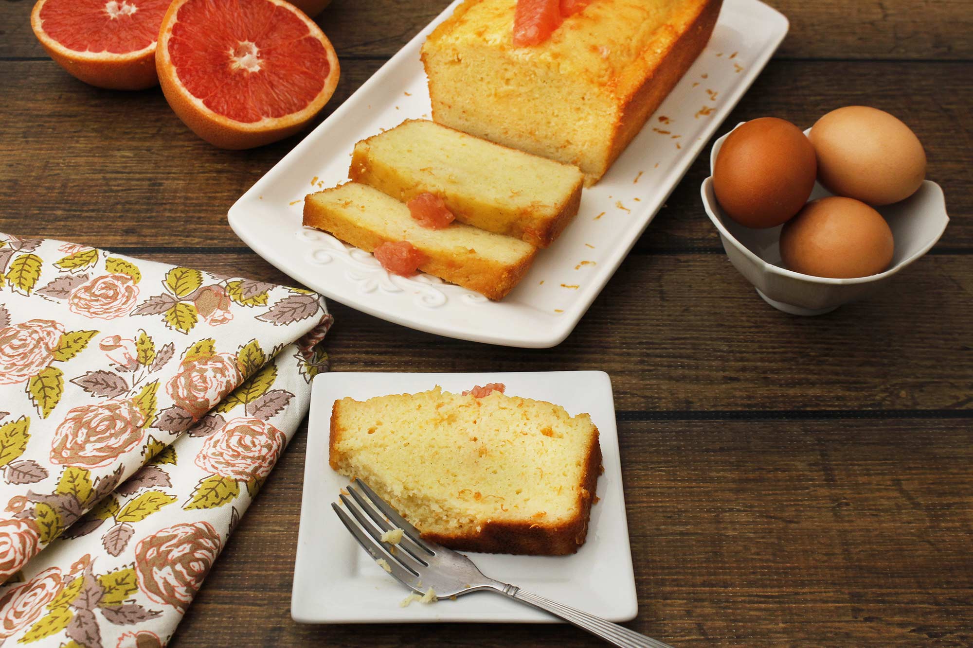 Grapefruit and Yogurt Cake