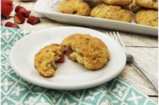 Rhubarb and Citrus Scones