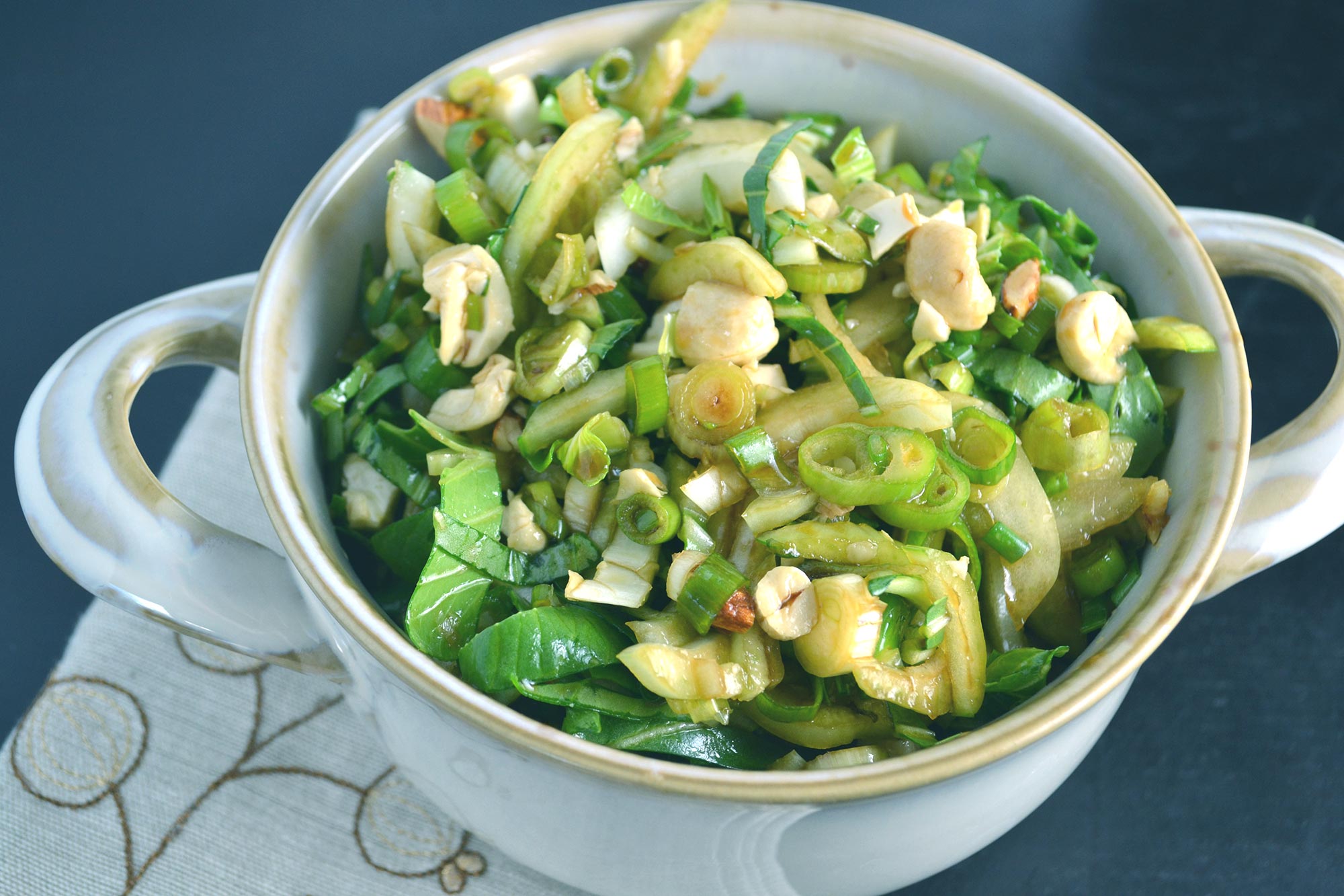 Disappearing Baby Bok Choy Salad
